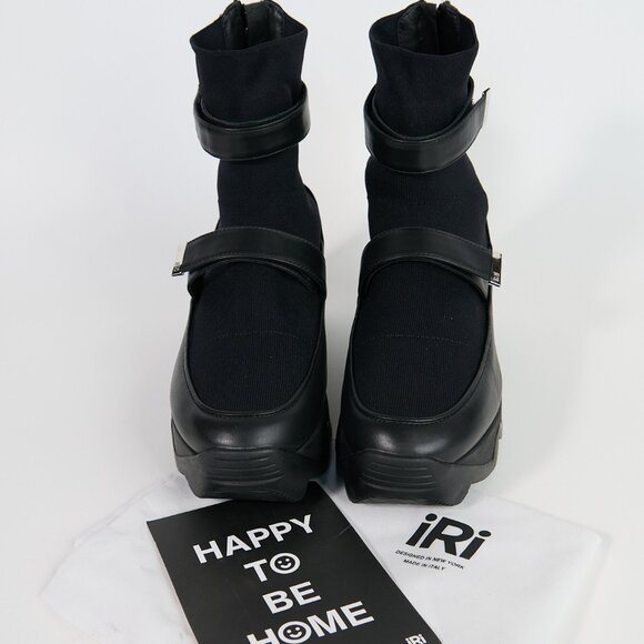 iRi Shoes - iRi - VES Black High Top Sneaker - NWOT - Size 41